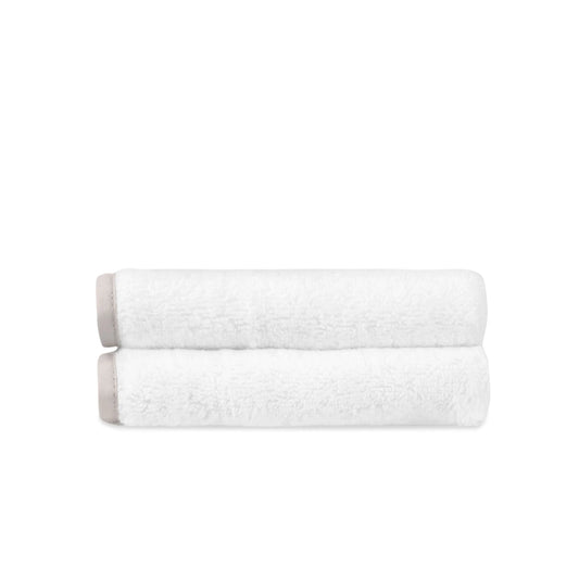 Serviette de toilette à rubans