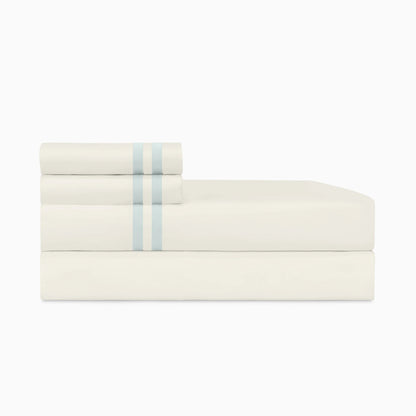 Paire de taies d'oreiller Rubans