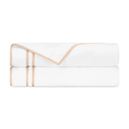 Serviette pour le bout des doigts avec rubans