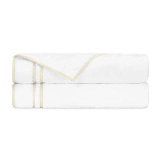 Serviette de bain à rubans