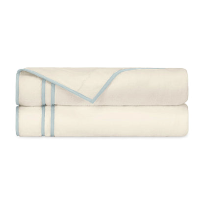 Serviette pour le bout des doigts avec rubans