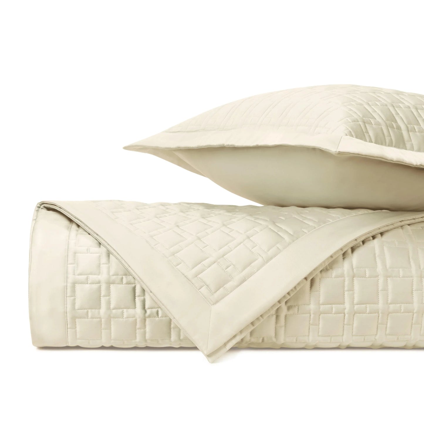 Couvre-lit matelassé carré