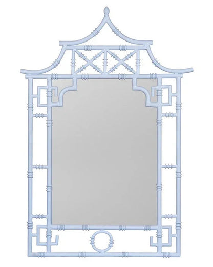 Miroir Pagode bleu pâle